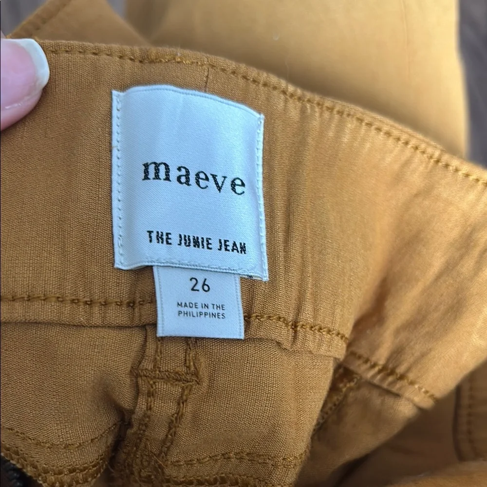 Maeve Junie Jean in Mustard - Picture 4 of 4